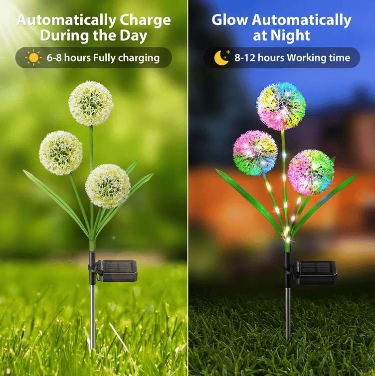 ❤️Handmade Outdoor Solar Dandelion Lamp